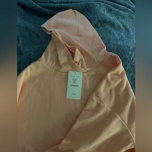 Fabletics peach sweatshirt